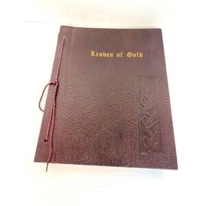 1948 Leaves Of Gold Book Anthology Of Prayers By Clyde Francis Lytle